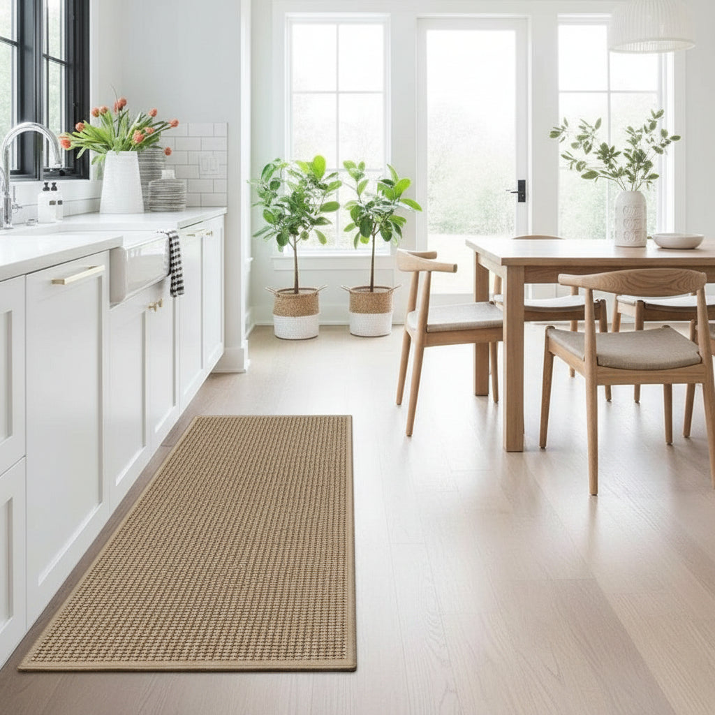 Mata Kuchenna – Szara, Skandynawski Design z Antypoślizgowym Gumowym Spodem do Nowoczesnego Wnętrza Kuchni